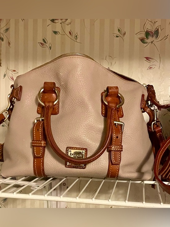 Dooney & Bourke Handbags - Dooney & Bourke Bristol satchel Mauve Italian pebbled leather